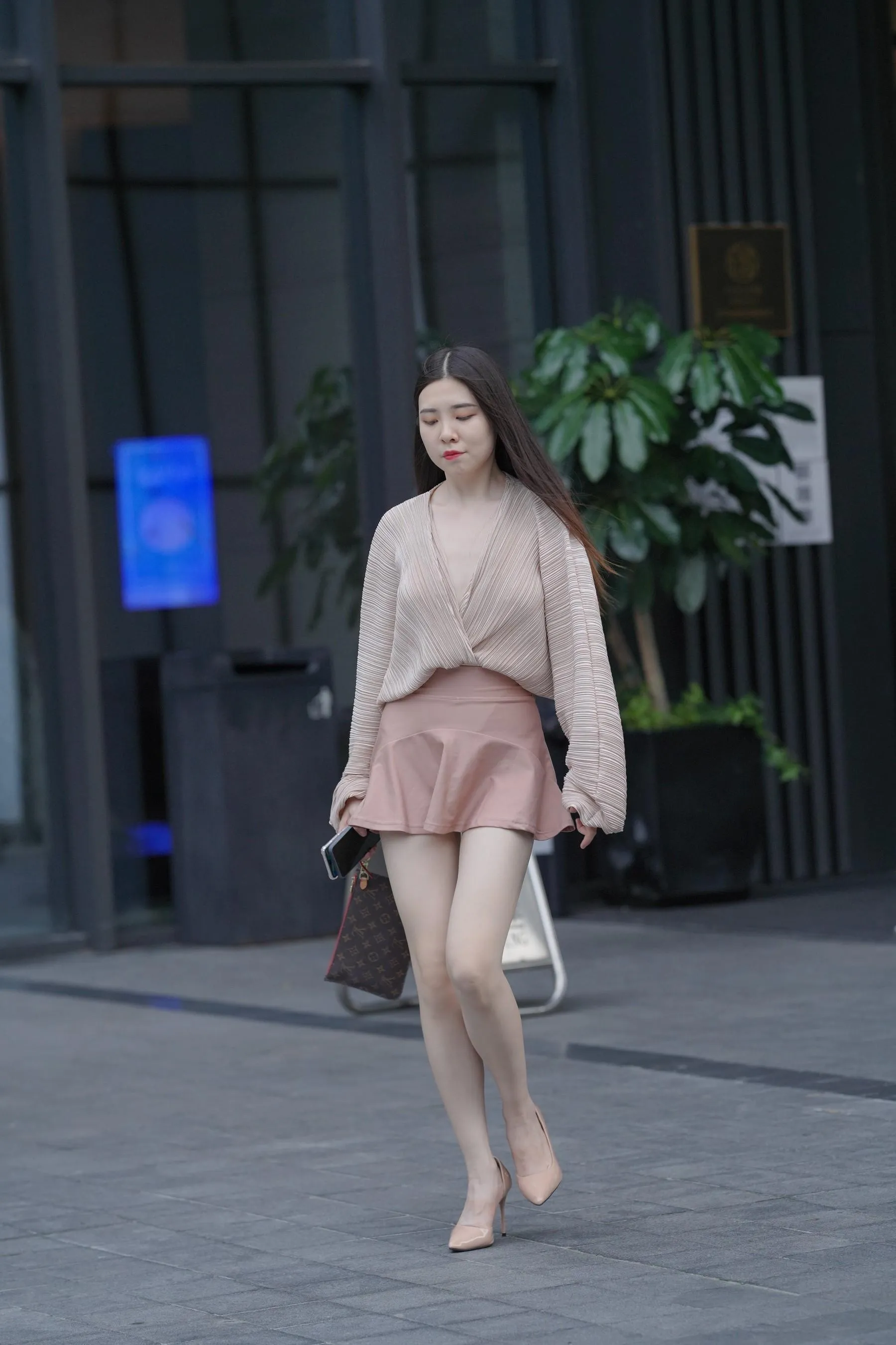 魔镜街拍 NO.167 可爱的粉色短裙小姐姐 [495P]插图4